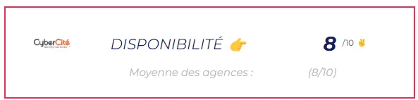 Agence SEA Paris Cybercite Disponibilite