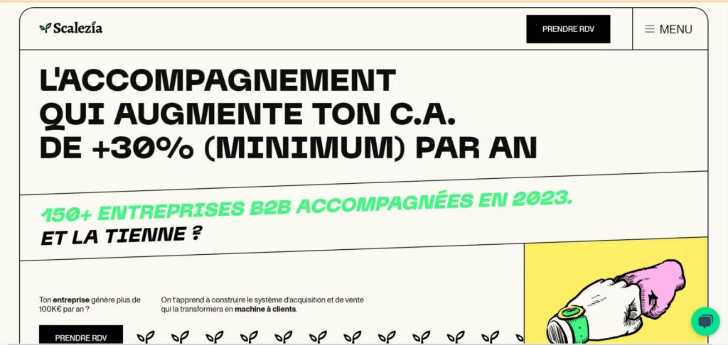 Scalezia agence génération de leads en France