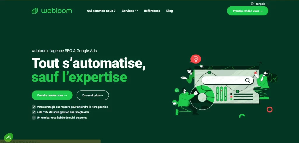 Webloom agence génération de leads en France