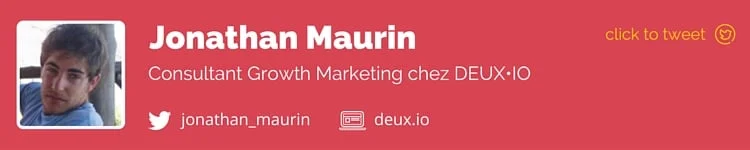 Jonathan Maurin consultant growth marketing