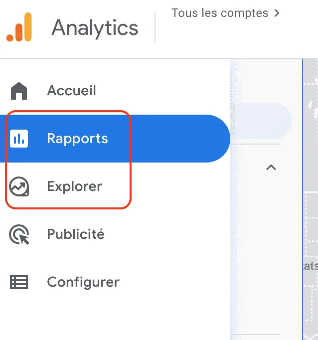 Rapport Google Analytics 4 