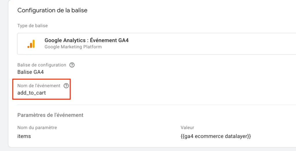 tracker l’ajout panier Google Analytics
