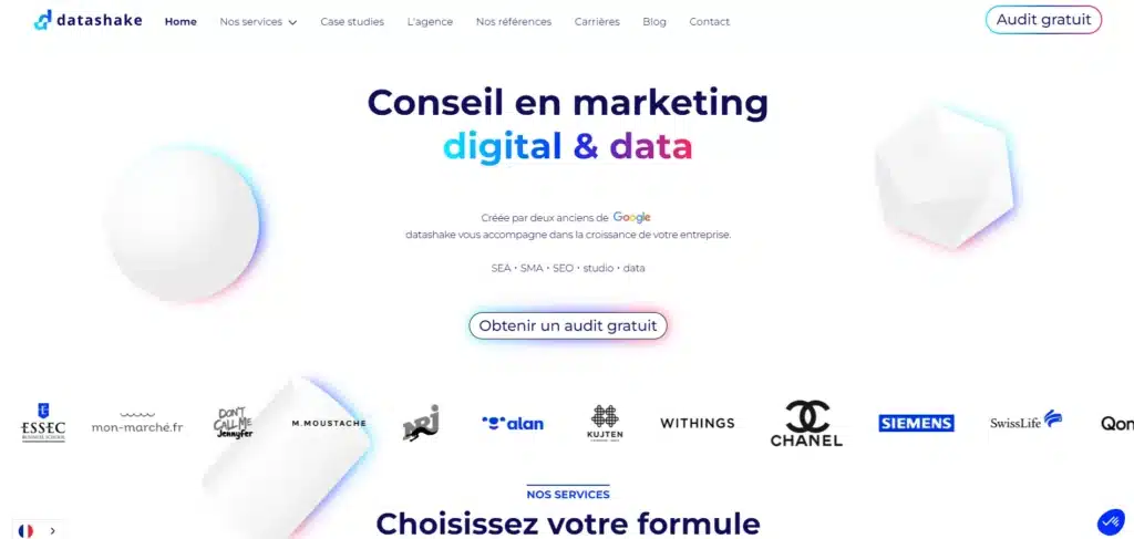 Datashake Agence linkedin ads Paris