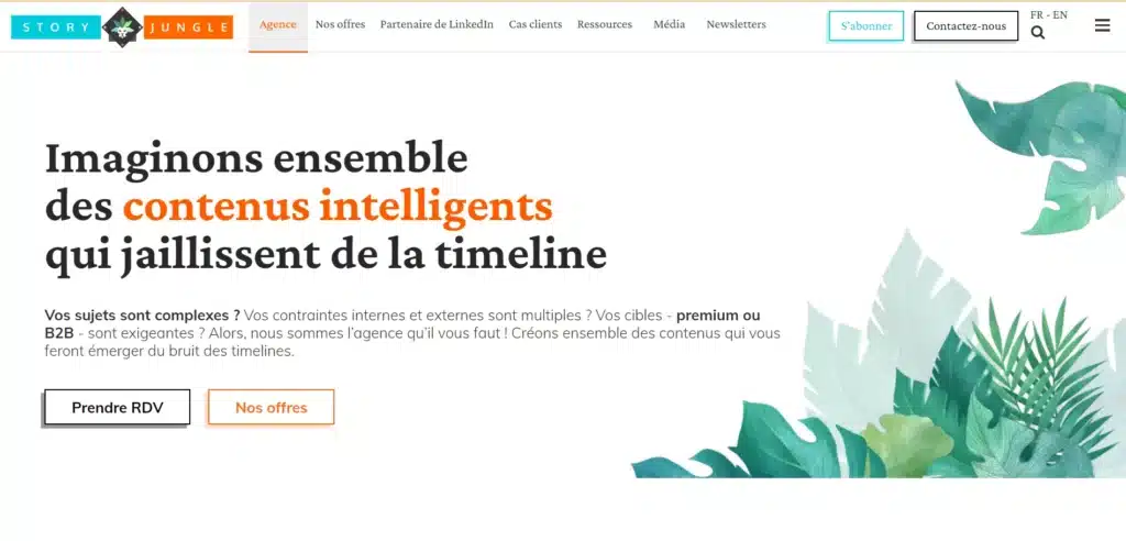 Story Jungle Agence linkedin ads Marseille