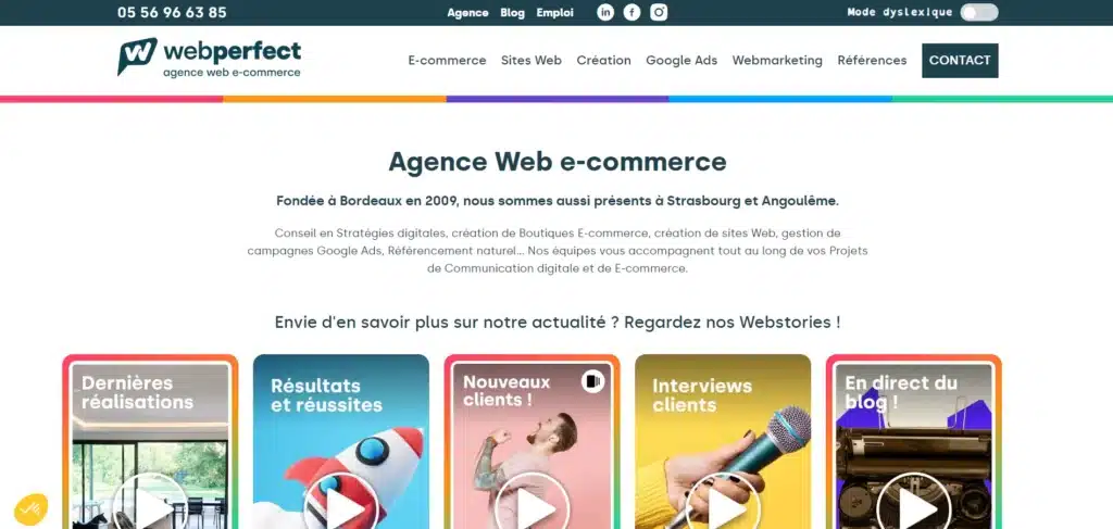 Web Perfect Agence linkedin ads Bordeaux