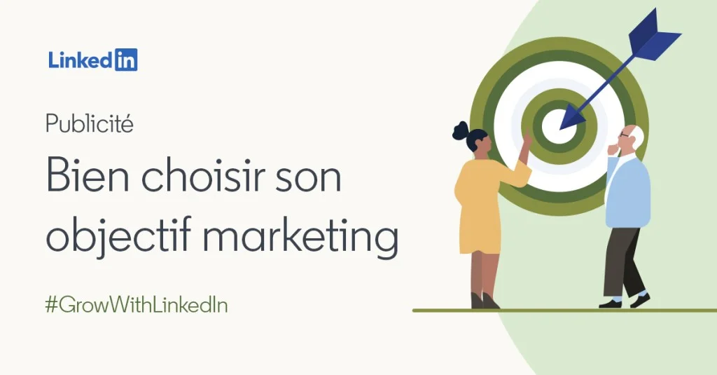Définition d'objectifs linkedin ads