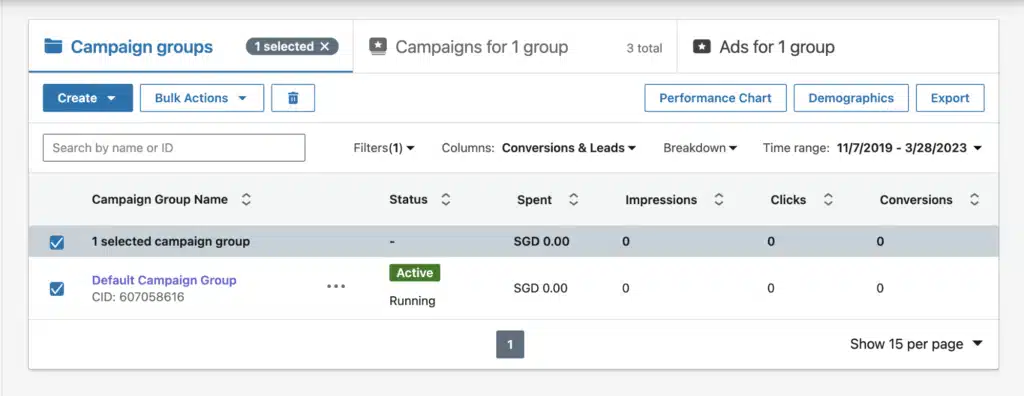 Optimisation des Campagnes Linkedin Ads