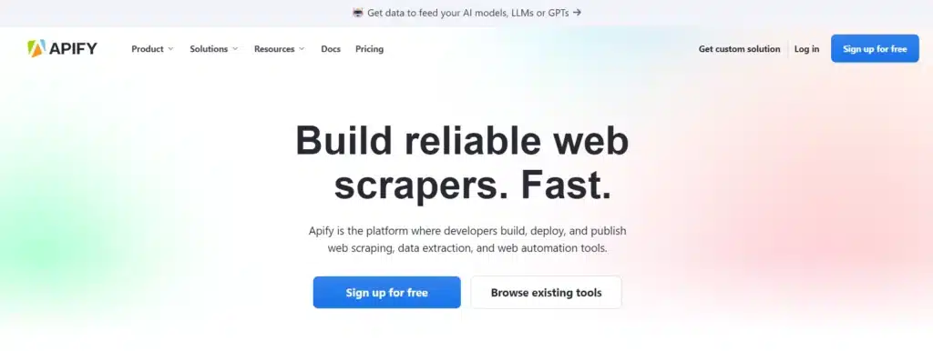 outils Apify pour trouver des influenceurs