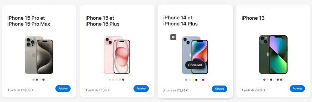 Analyse du prix psychologique d'Apple