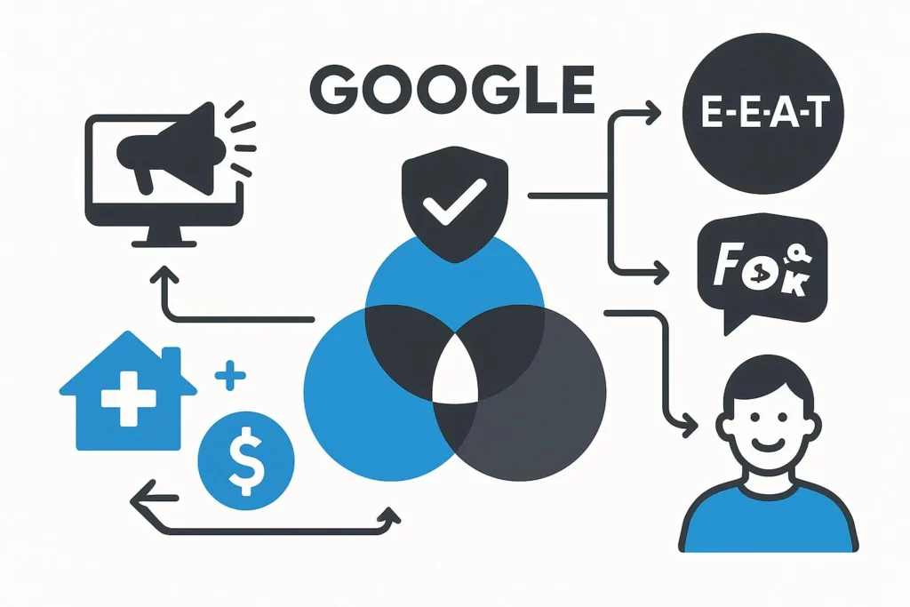 schema explicatif de pourquoi eeat est important