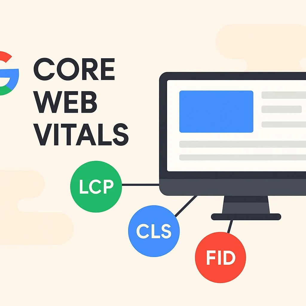 schema représentant les core web vitals